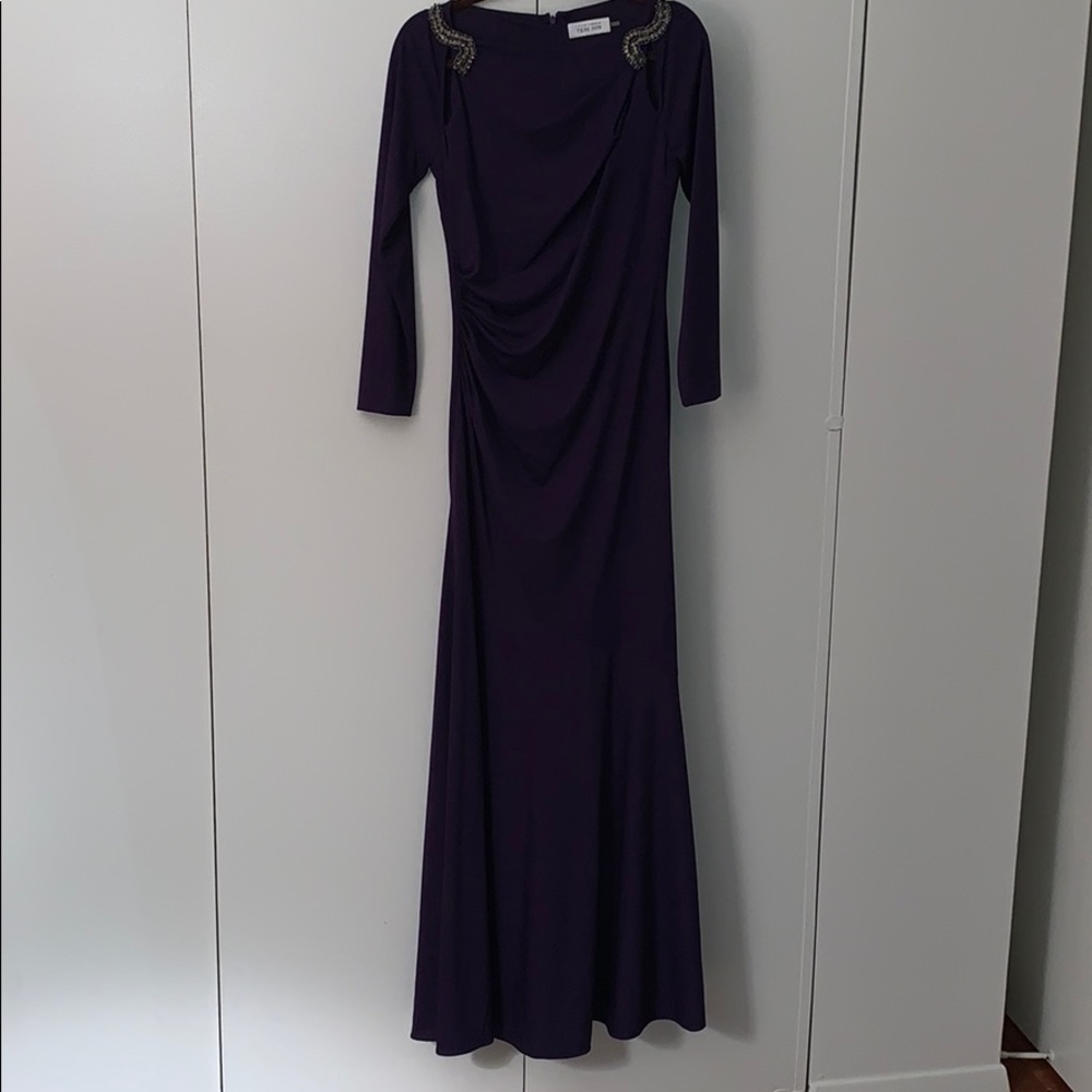 Teri Jon jersey Gown